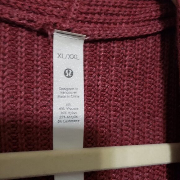Lululemon Open Front Cashmere  Blend Cardigan - Picture 9 of 9